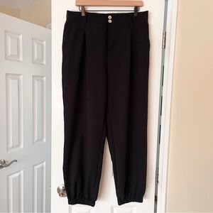Black Jogger Dress Pants